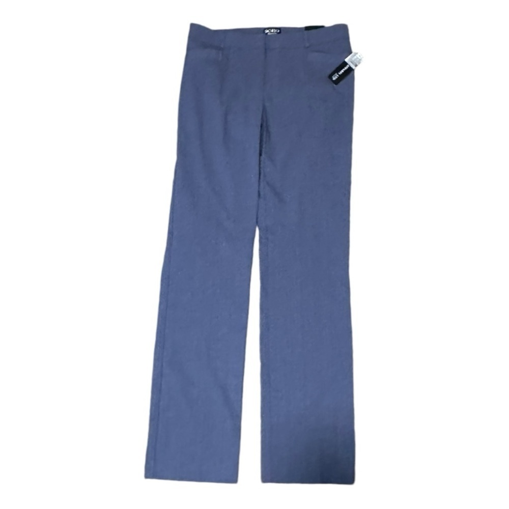 SOHO Apparel Blue Straight Leg Dress Pants Size 10 NWT